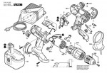 Bosch 0 601 913 220 Gsb 24 Ve-2 Cordless Impact Drill 24 V / Eu Spare Parts